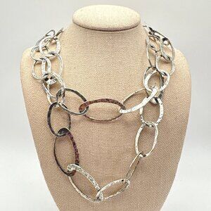 VTG Silpada Sterling Silver 925 Oval Link Chain Necklace Size 19.5'' Length